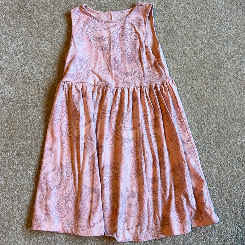 Disney Princess Floral Pink Dress